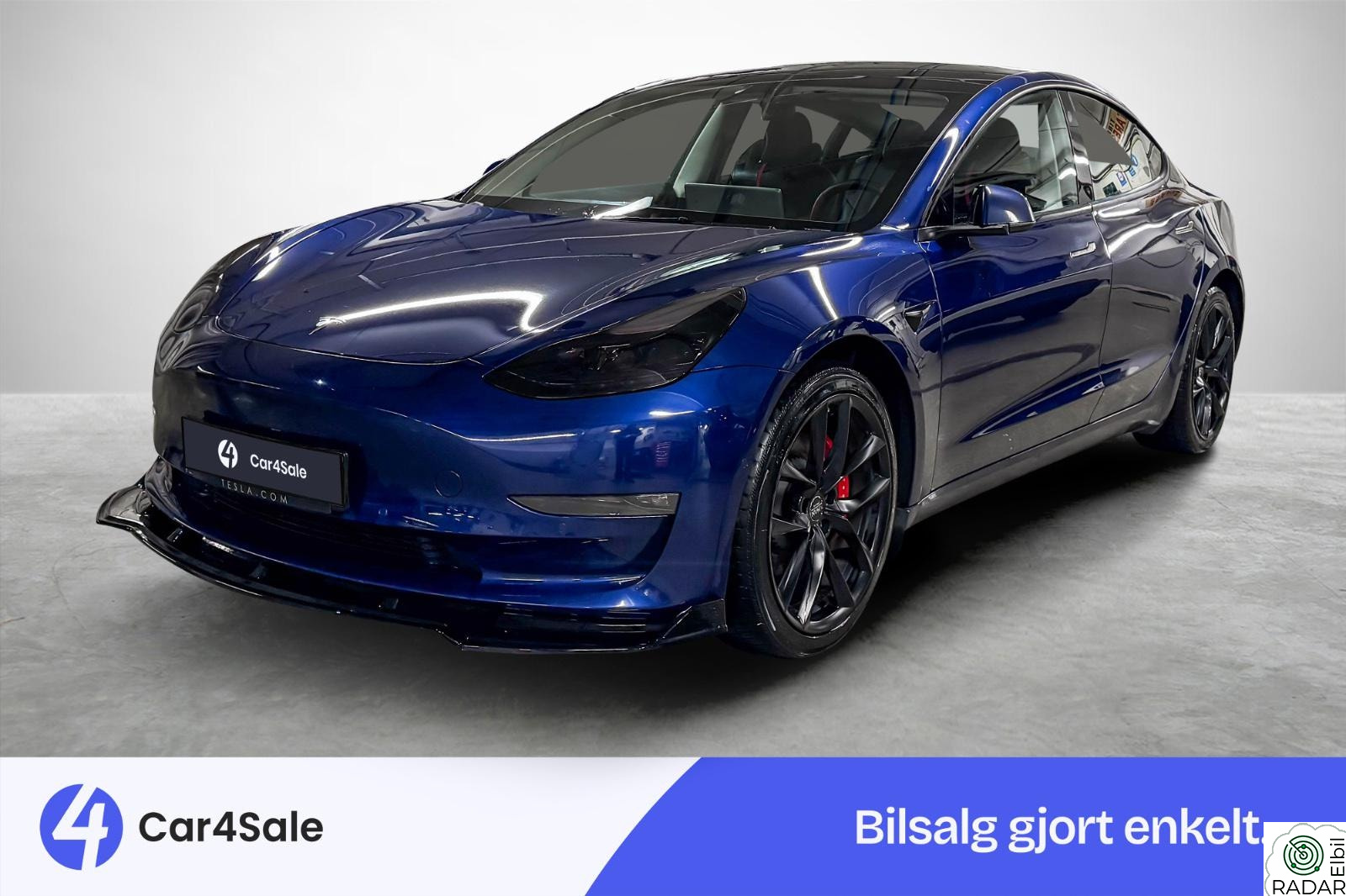 TESLA Model 3 Performance AWD 514km / 1 Eier / Autopilot / Premium ++
