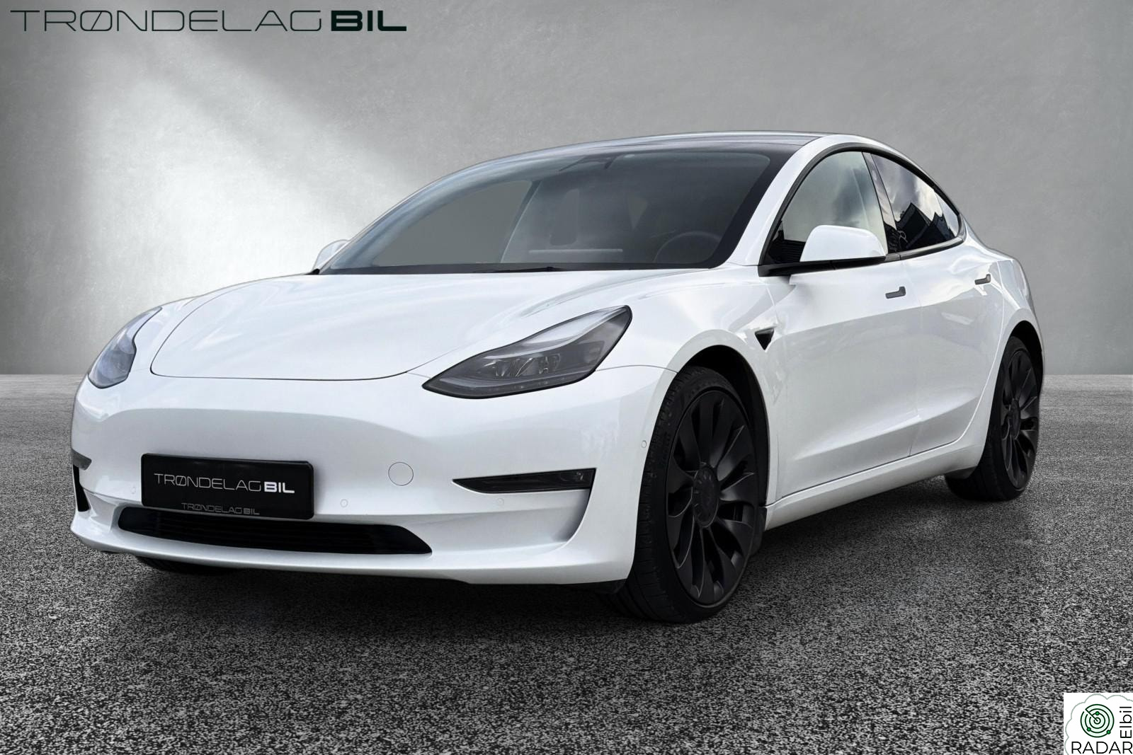 TESLA Model 3 Performance*Skinn*AP*Ryzen*kr 3.095,- per mnd!