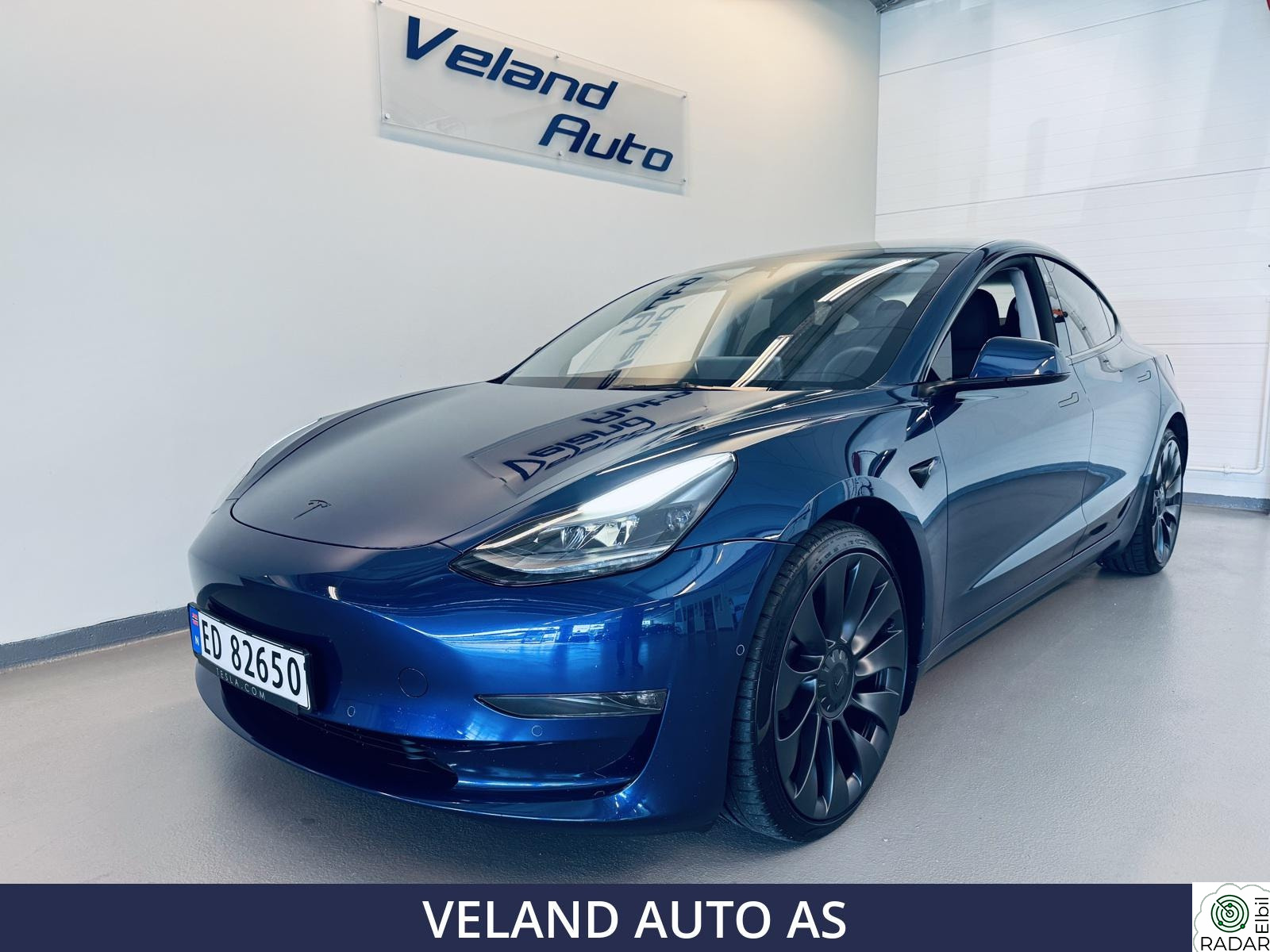 TESLA Model 3 PERFORMANCE 559 KM WLTP/PREMIUM/V PUMPE/VINTERPAKKE
