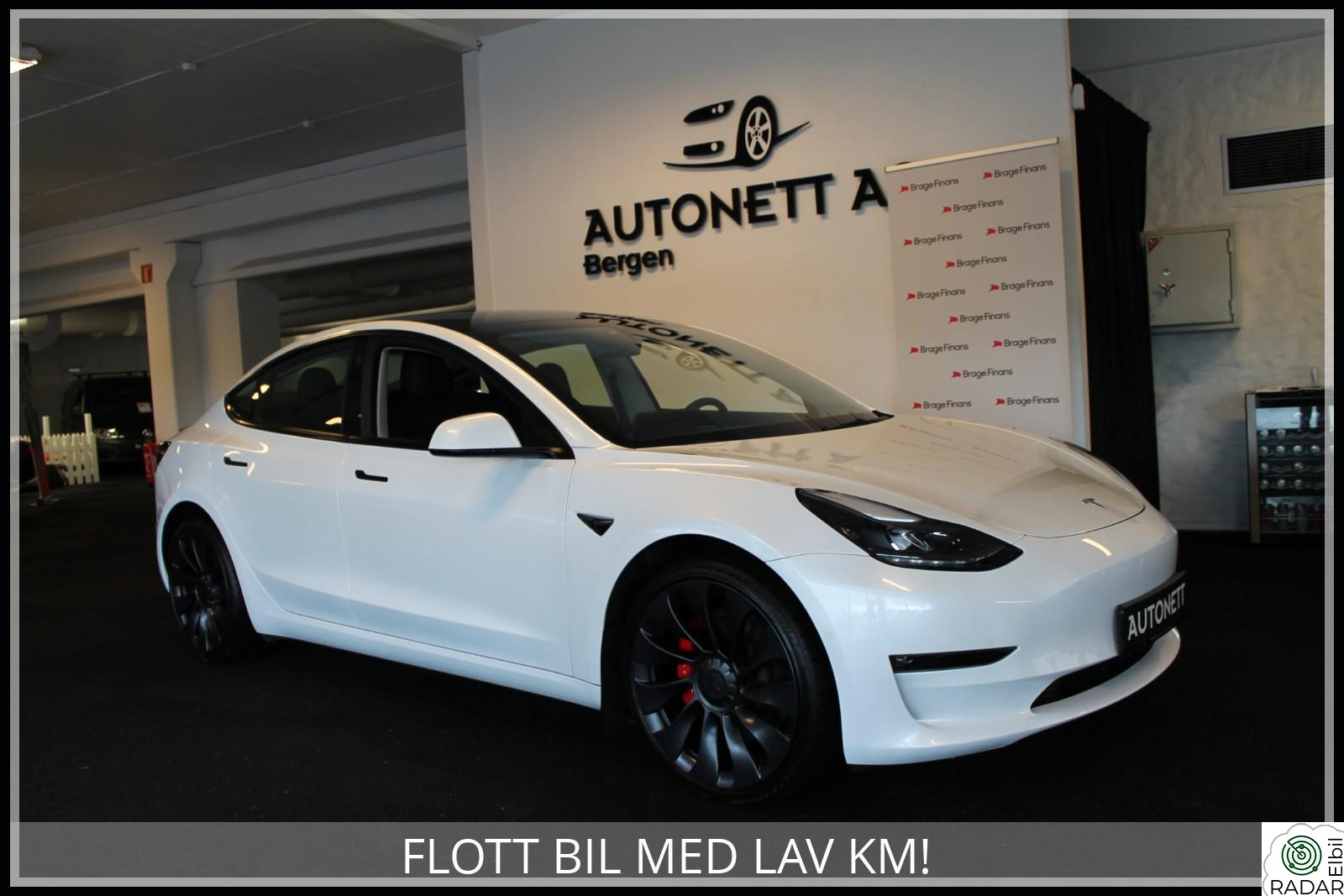 TESLA Model 3 AWD,PERFORMANCE,LONG RANGE, SKINN,PANO,20"ALU,S+V-HJUL