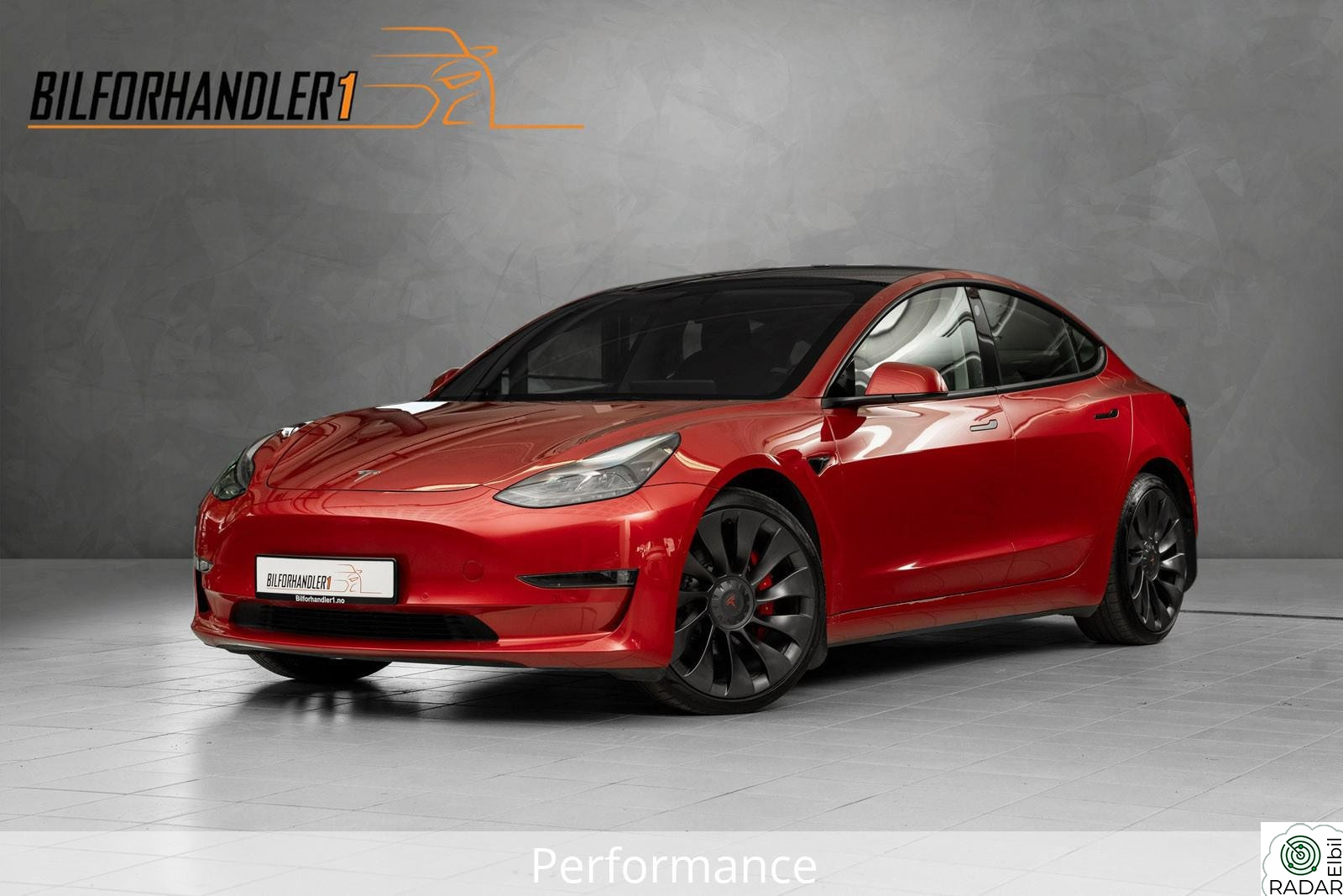 TESLA Model 3 Performance Facelift Varmepumpe/AP/Premium lyd/20"