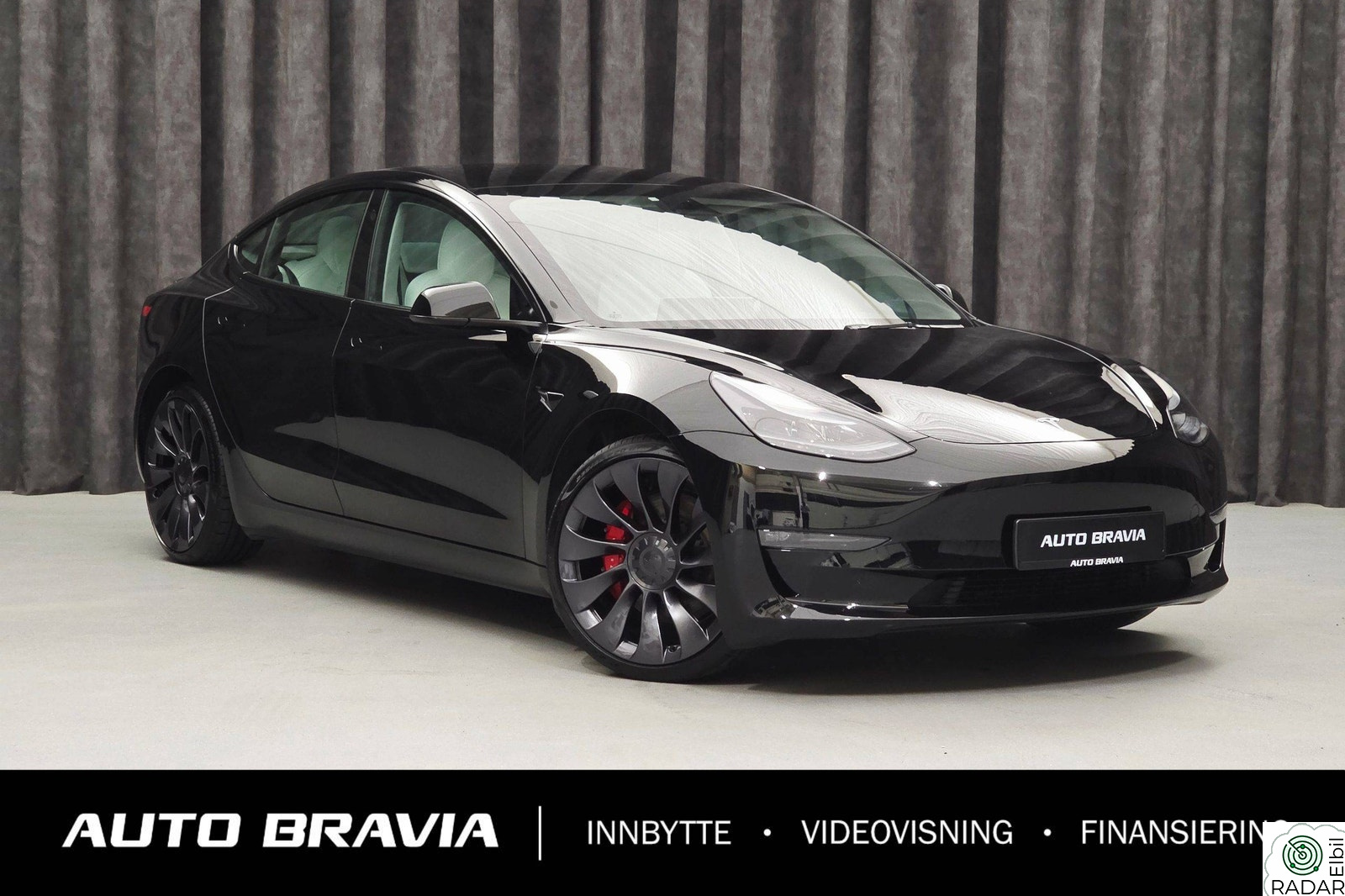 TESLA Model 3 PERFORMANCE/DUAL MOTOR/547KM/RATTVARME/AMD/VARMEPUMPE++