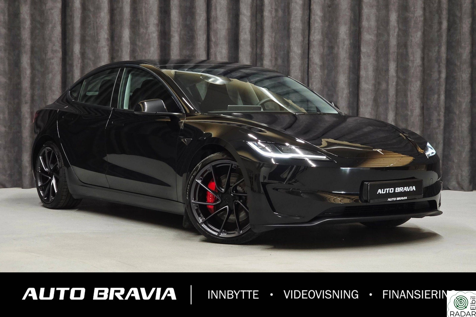 TESLA Model 3 PERFORMANCE/AWD/627HK/ADAPTIVT UNDERSTELL/S+V WARP/AP