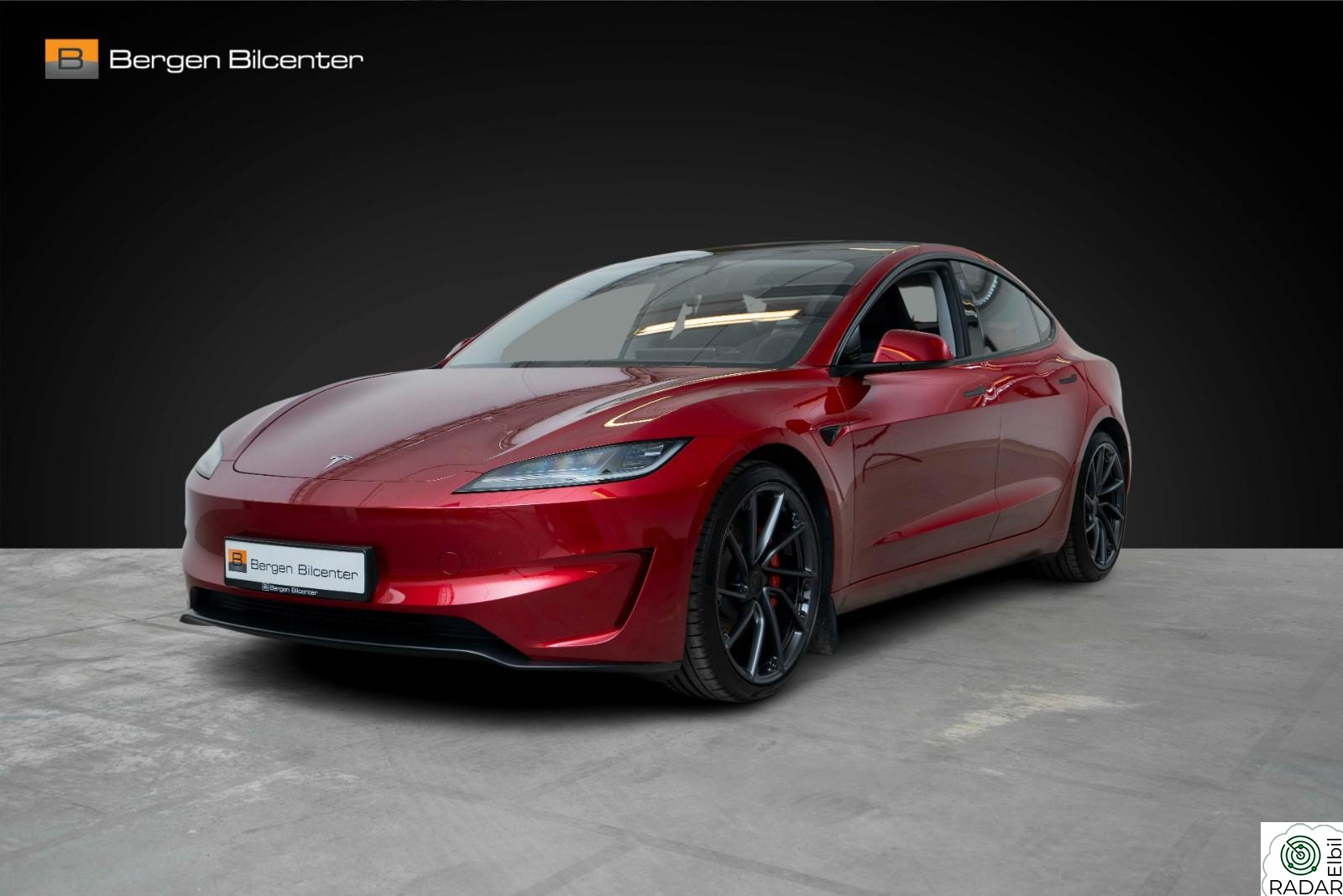 TESLA Model 3 Performance AWD Premium-Lyd S+V hjul Track-Mode