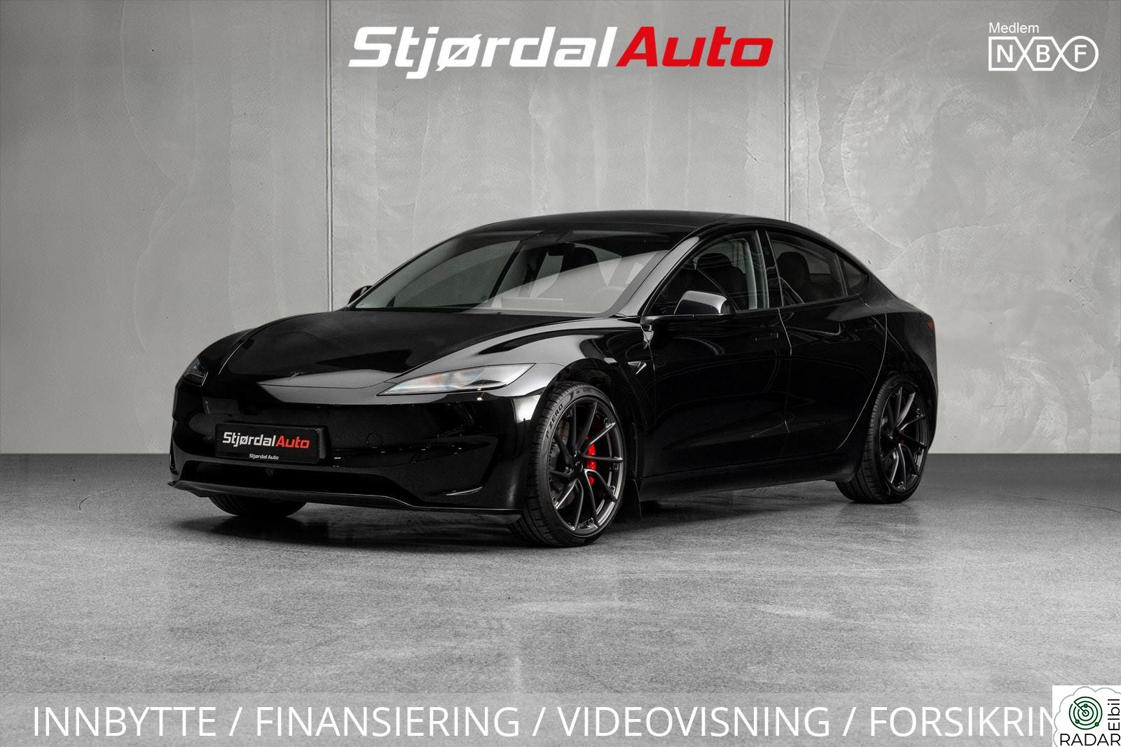TESLA Model 3 Performance AWD 571WLTP/LED/KJØLING/KARBON/PANO/SKINN