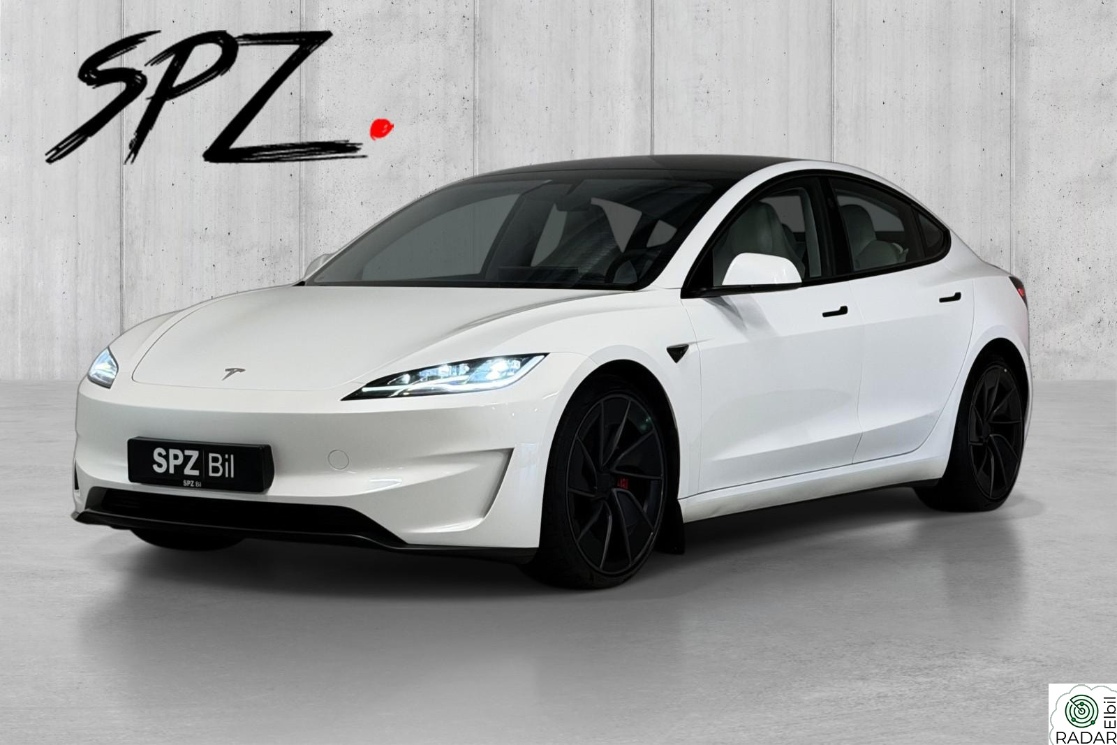 TESLA Model 3 PERFORMANCE | Hvitt Interiør | Matrix LED | 20" | Norsk