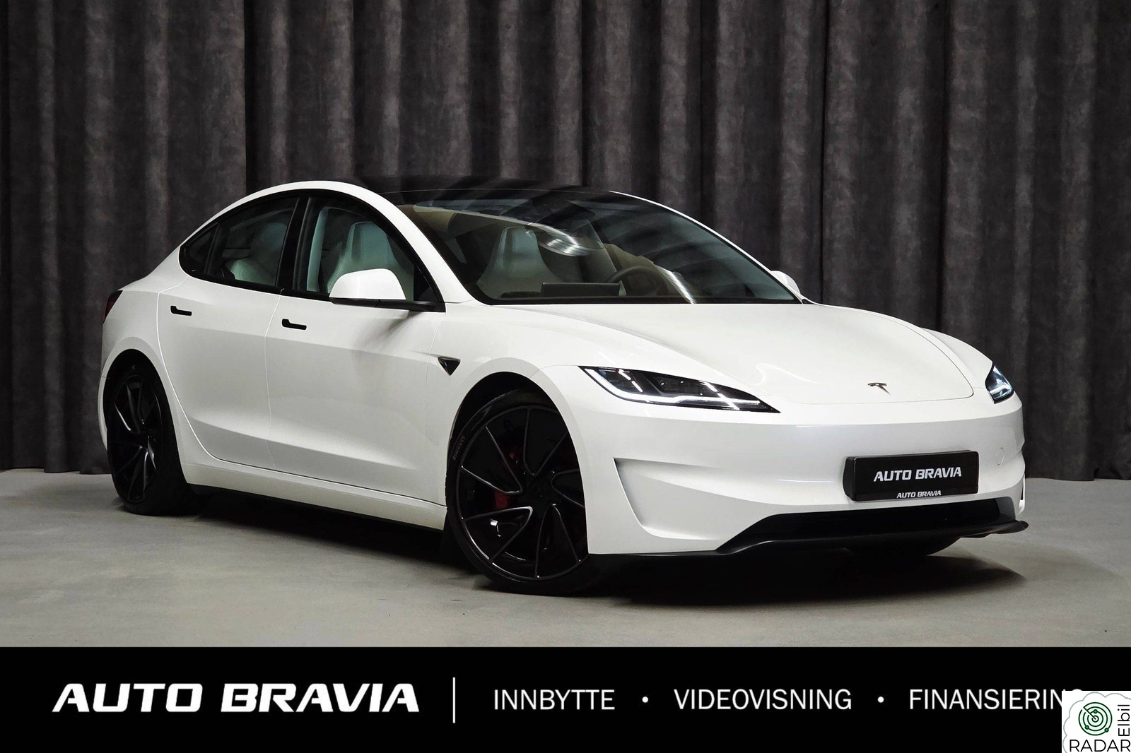 TESLA Model 3 PERFORMANCE/AWD/627HK/ADAPTIVT UNDERSTELL/WARP/AP/AMD++