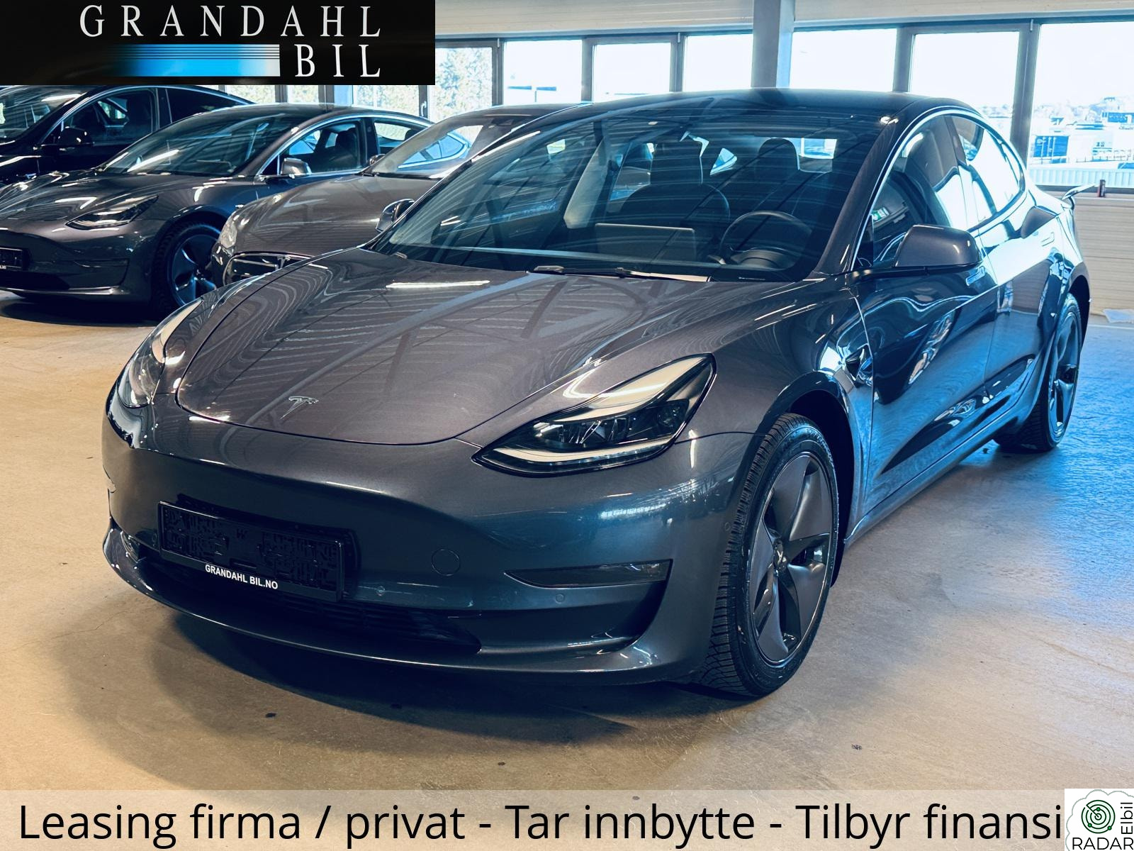 TESLA Model 3 SR + - Varmepumpe - Autopilot - Leasing firma / privat