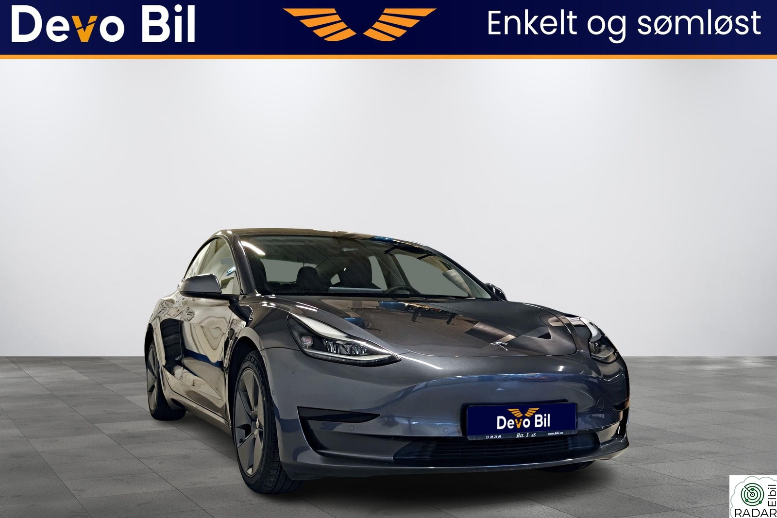 TESLA Model 3 SR/ RWD/ 448 km/ EU 06/27/ Autopilot/ Nye vinterdekk