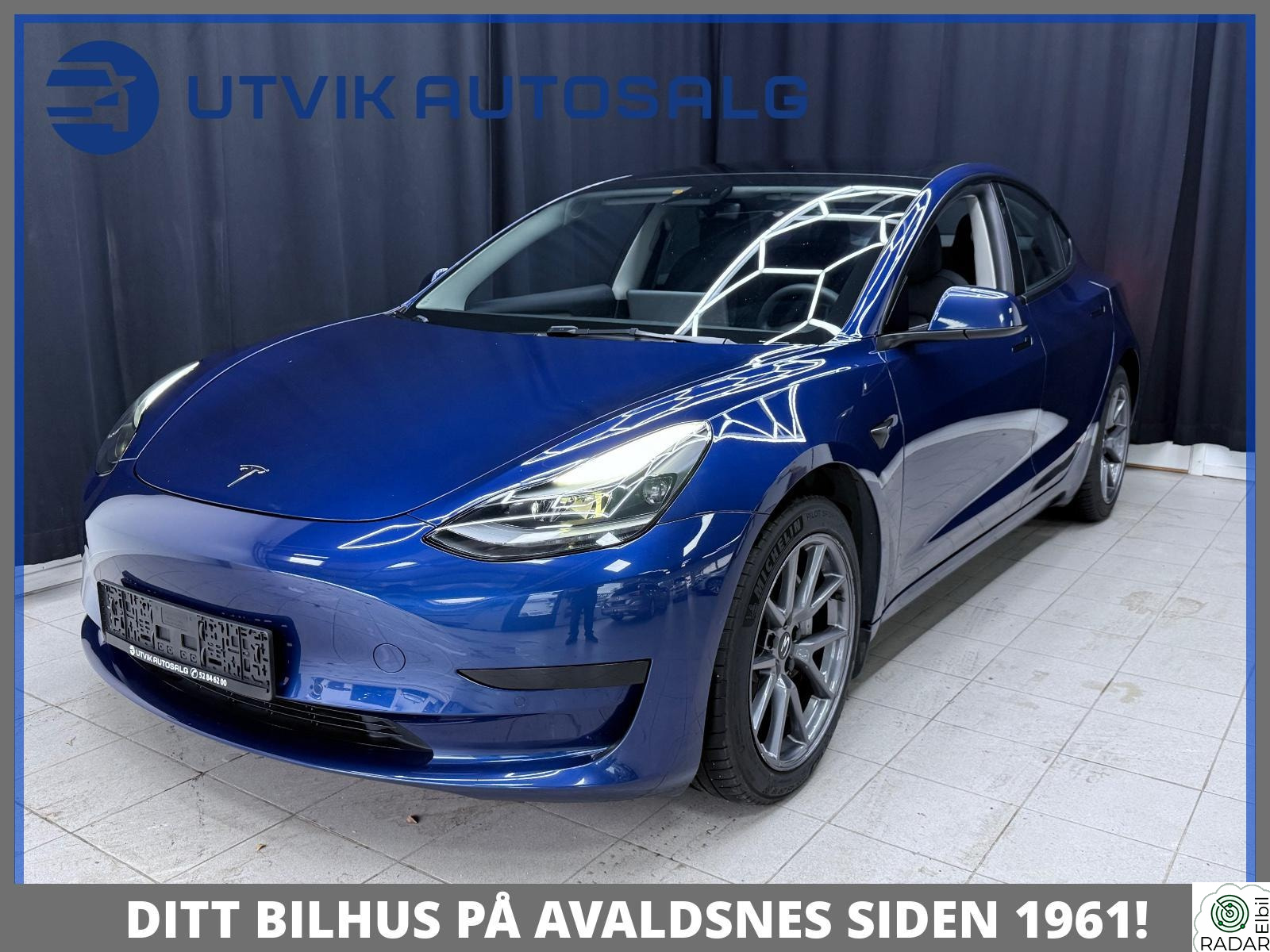 TESLA Model 3 SR+ 448KM WLTP/AUTOPILOT/VARMEPUMPE/PANORAMA/VARMERATT