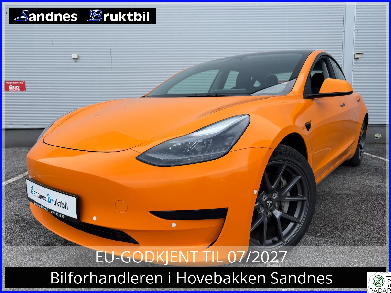 TESLA Model 3 SR,SKINN,AUTOPILOT,PANO,LED,VARME RATT,SPOTIFY,DAB+