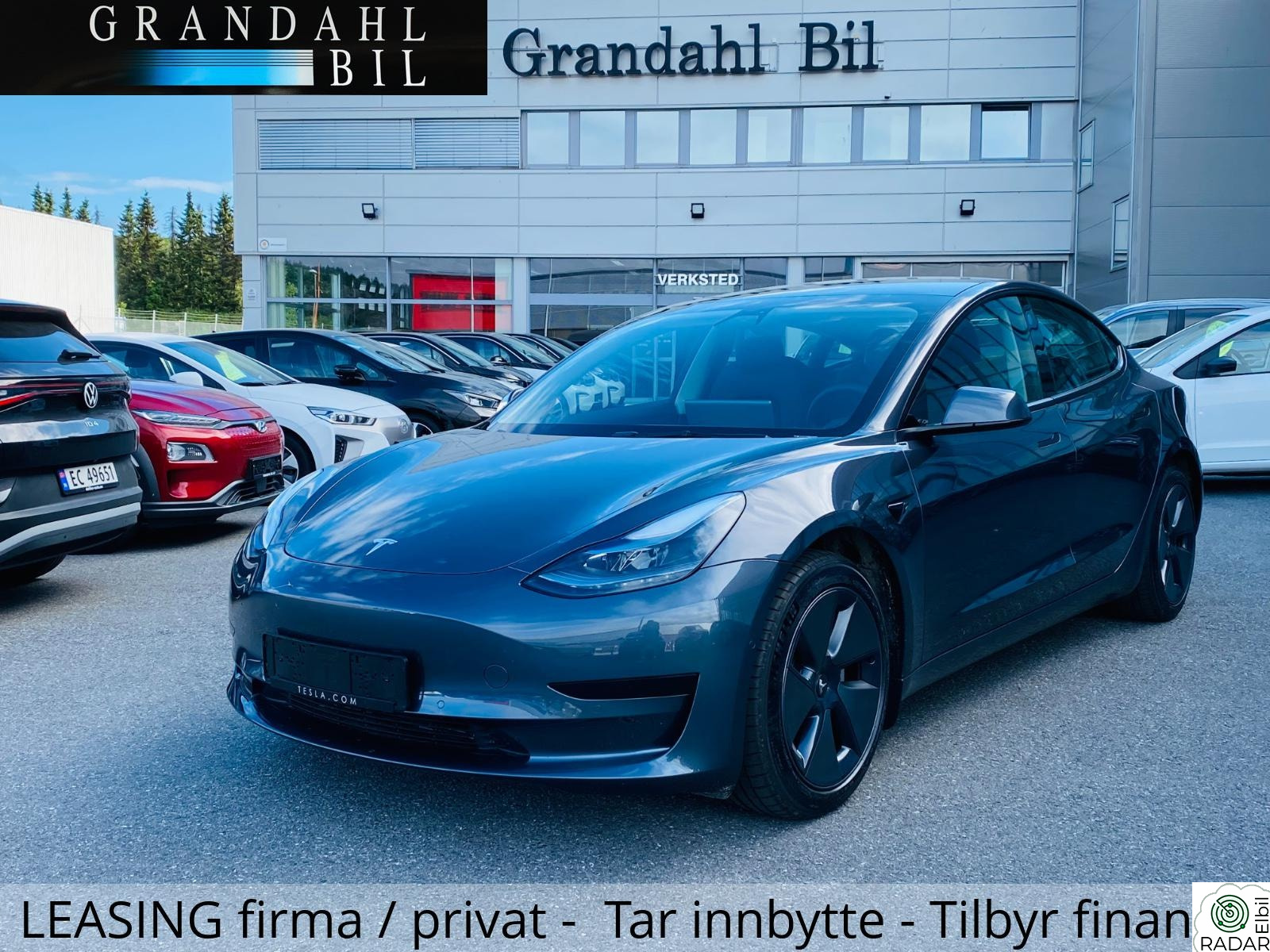 TESLA Model 3 SR - SKINN -Hengerfeste - Leasing firma / privat