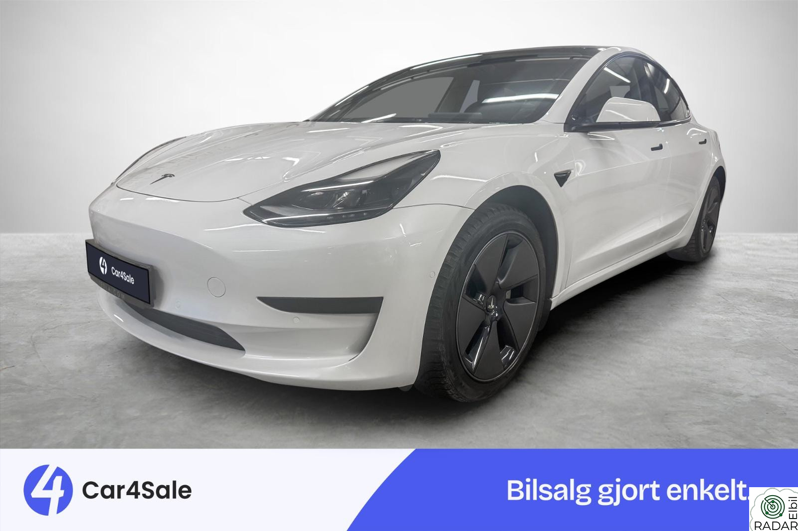 TESLA Model 3 SR+ / 448km / Garanti / 1 Eier / Autopilot / V.Pumpe /