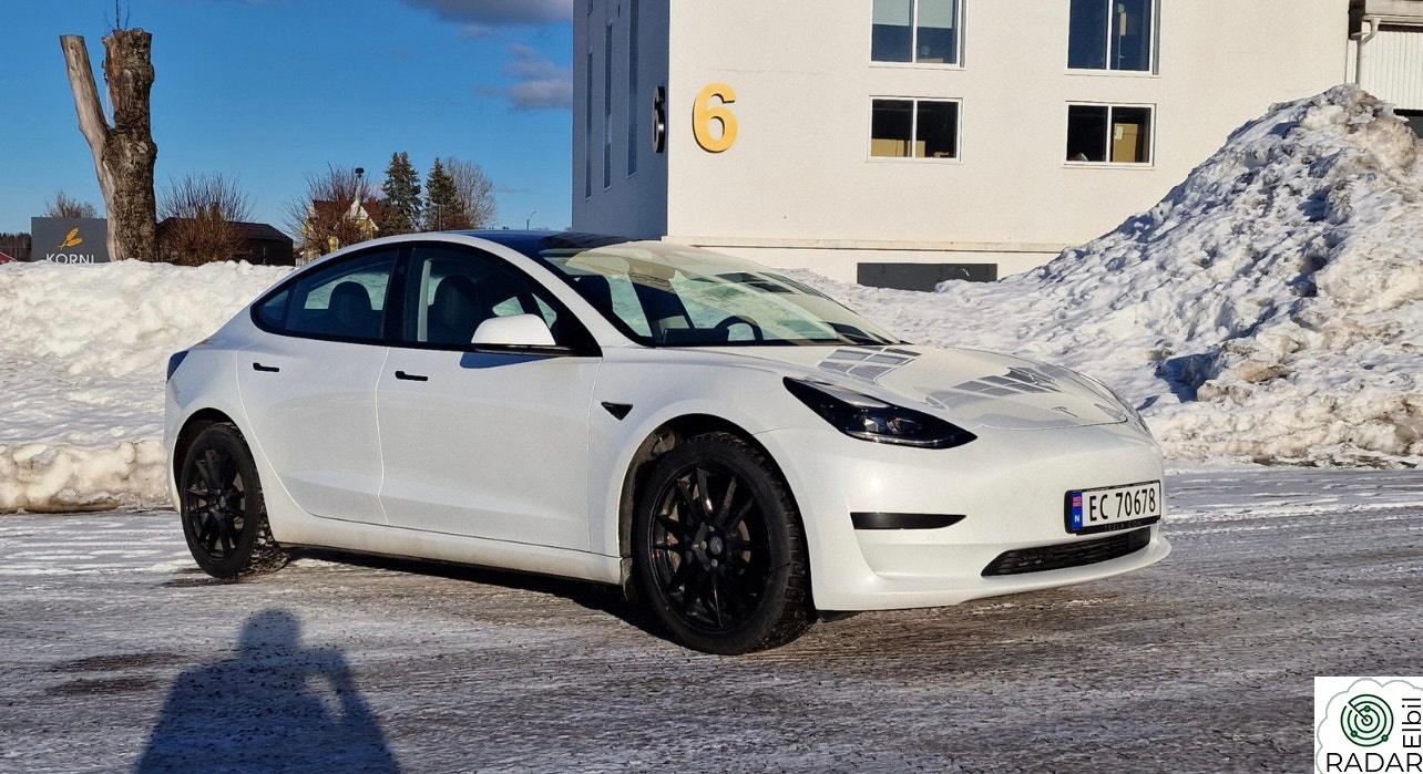 TESLA Model 3 Strøken Standard Range Plus RWD - Nettopp EU godkjent.