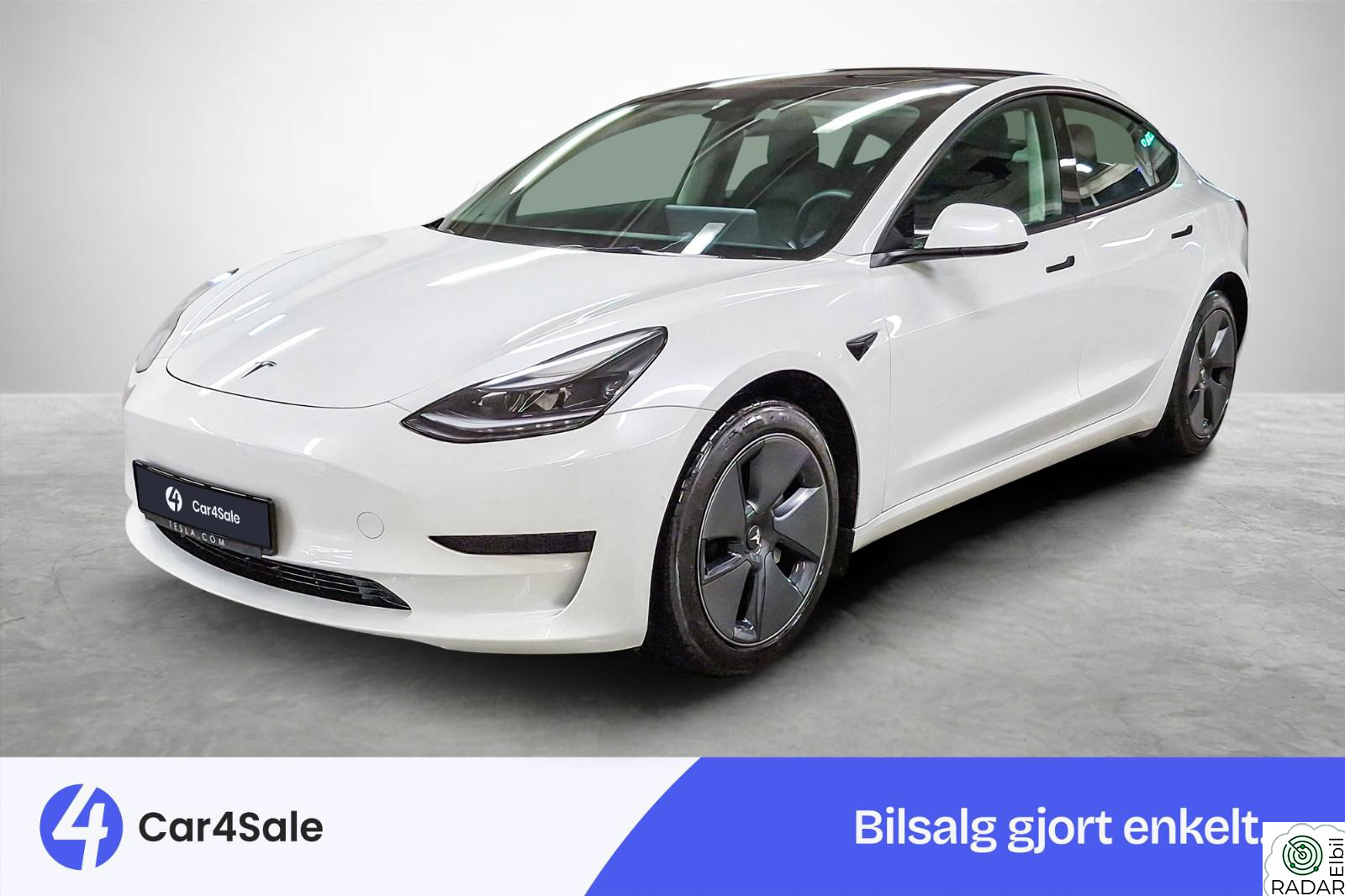TESLA Model 3 SR+ 448km/ S+V/ V.Pumpe/ AP/ Norsk/ Ny EU/ 1 Eier