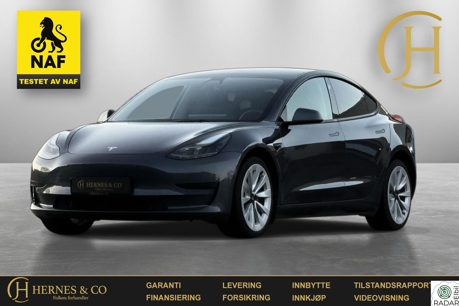 TESLA Model 3 SR+/NAF/Facelift/Varmepumpe/Rattvarmer/Pano/ACC/S+V/+++
