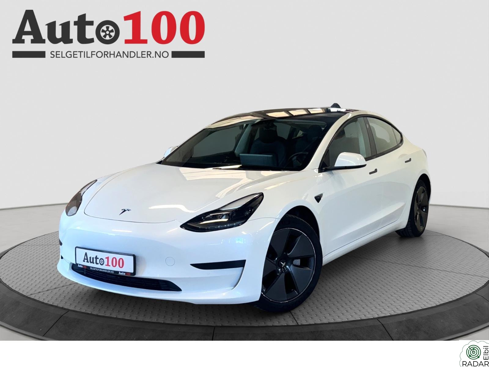 TESLA Model 3 // Skinn, Premium, EU2027, Krok, Autopilot, V.pumpe, +