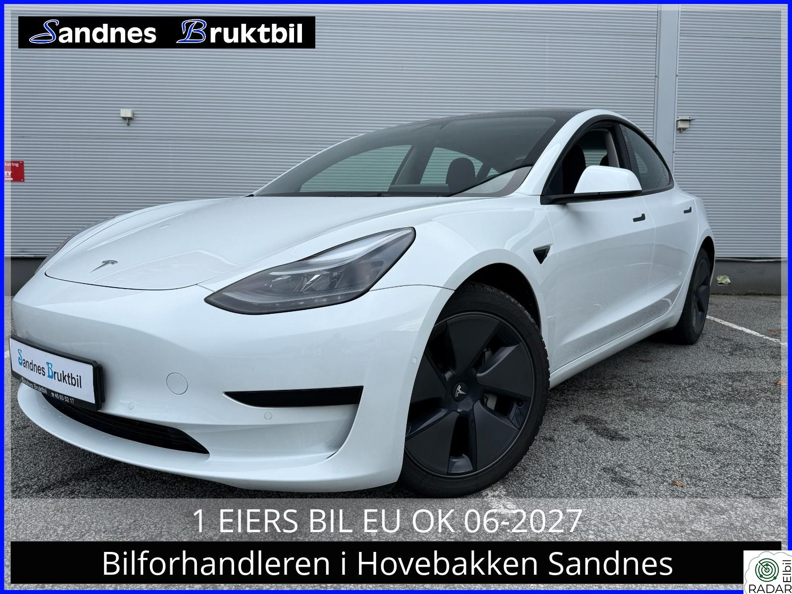 TESLA Model 3 SR KAMERA,NETFLIX,SPOTIFY,OPPVARMET RATT & ALLE SETER
