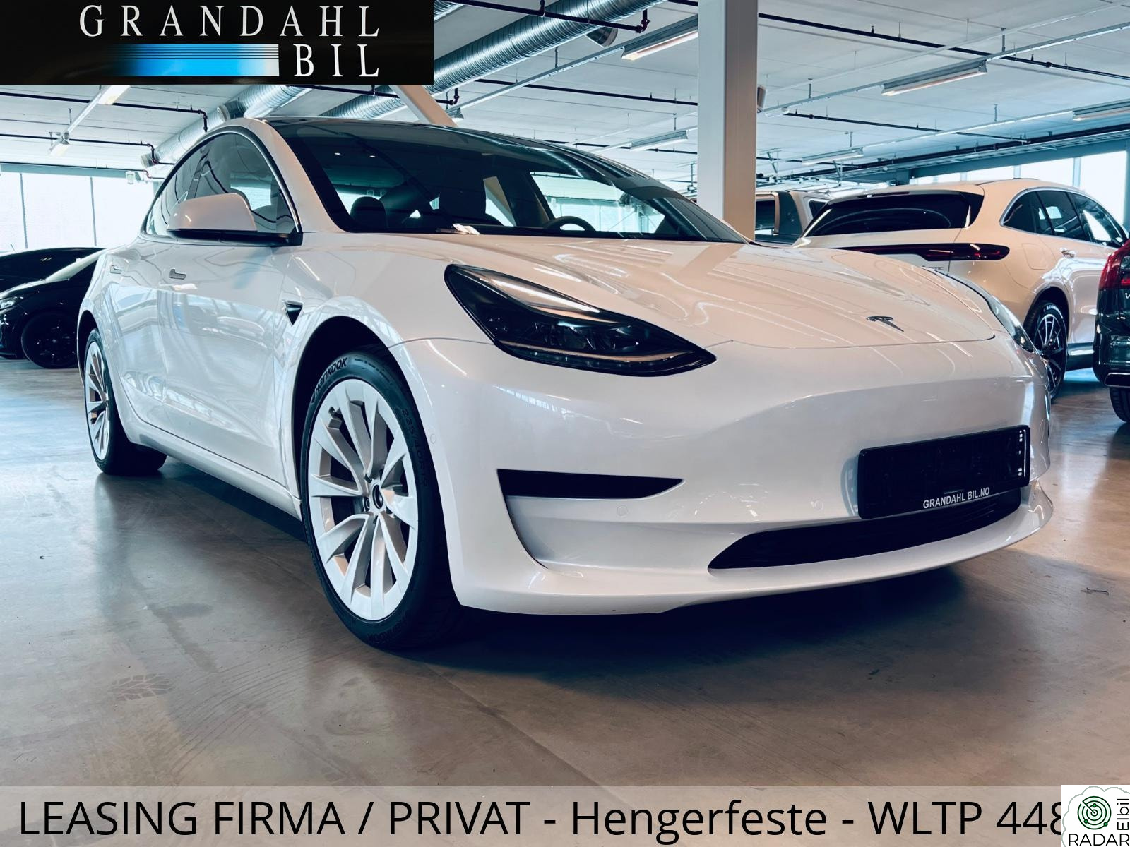 TESLA Model 3 SR + - Varmepumpe -LEASING FIRMA / PRIVAT