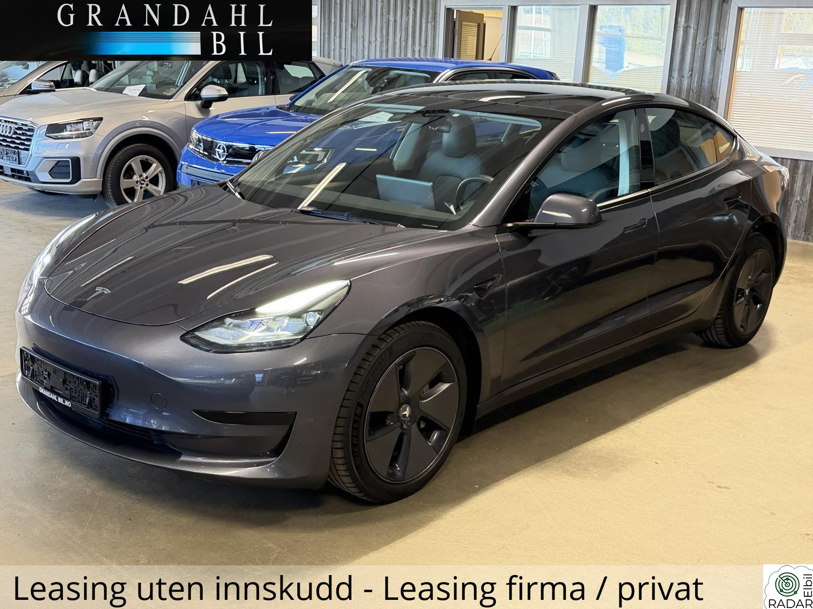 TESLA Model 3 SR + - WLTP 491 KM - Varme.p. - Leasing firma / privat