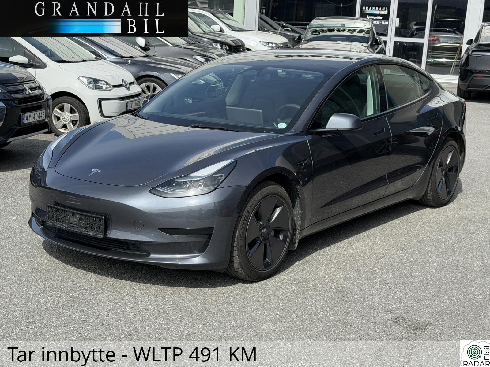 TESLA Model 3 SR + - WLTP 491 KM - Autopilot - Hengerfeste - Tar innb