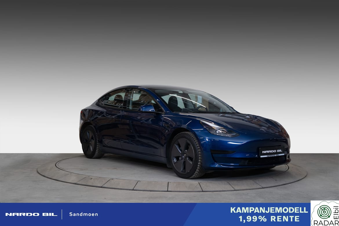 TESLA Model 3 Kampanje fra kun 1,99% rente ,Standard Range