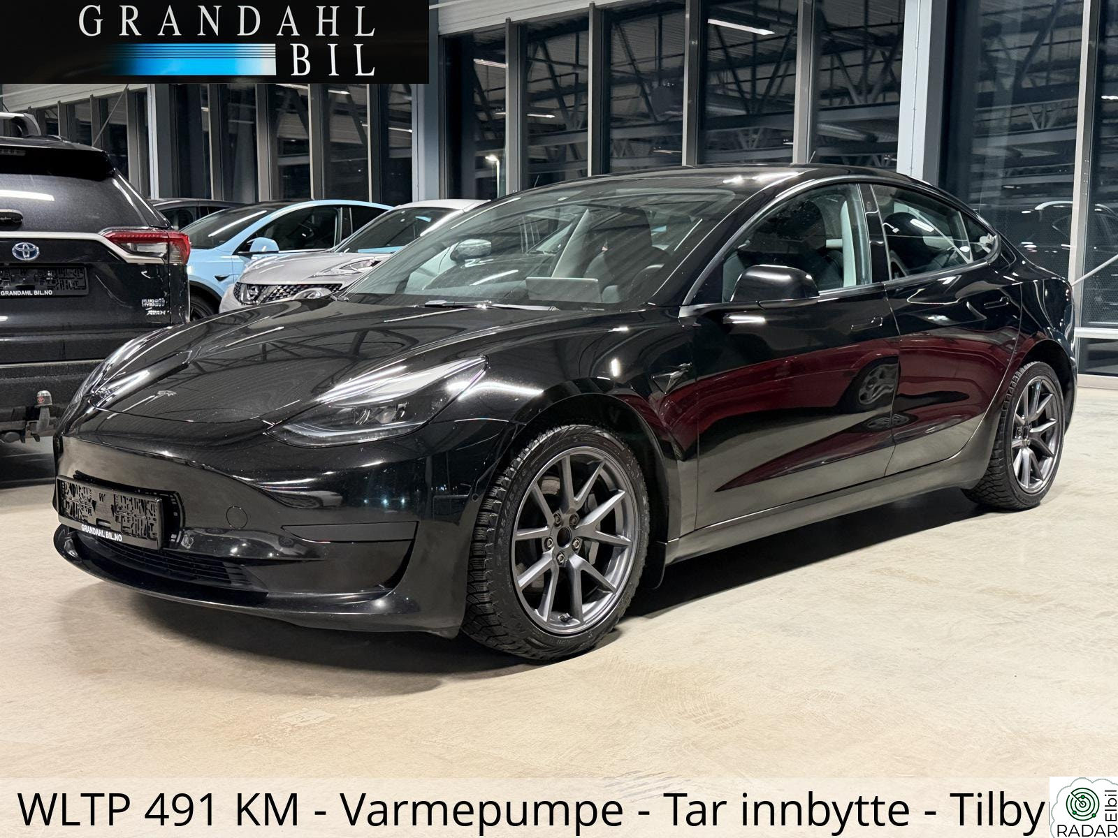 TESLA Model 3 SR + -Varmepumpe -AMD RYZEN - Leasing firma / privat