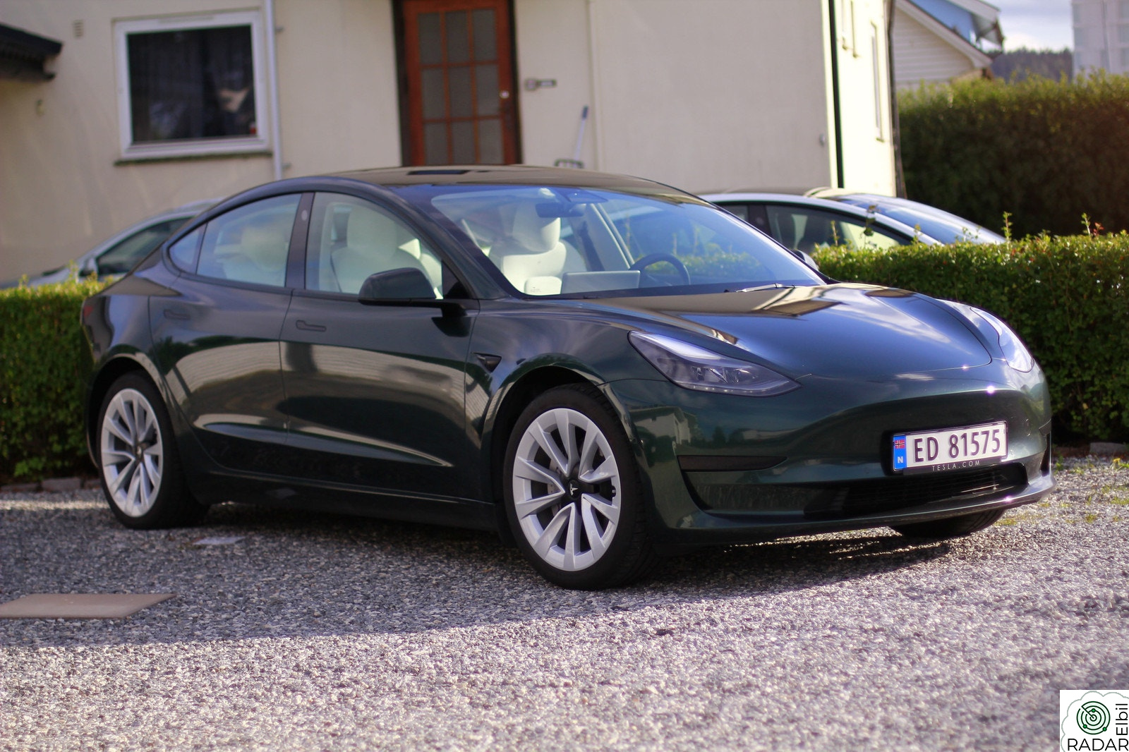 TESLA Model 3 RWD, Varmepumpe, hvit interiør, Ryzen, facelift++