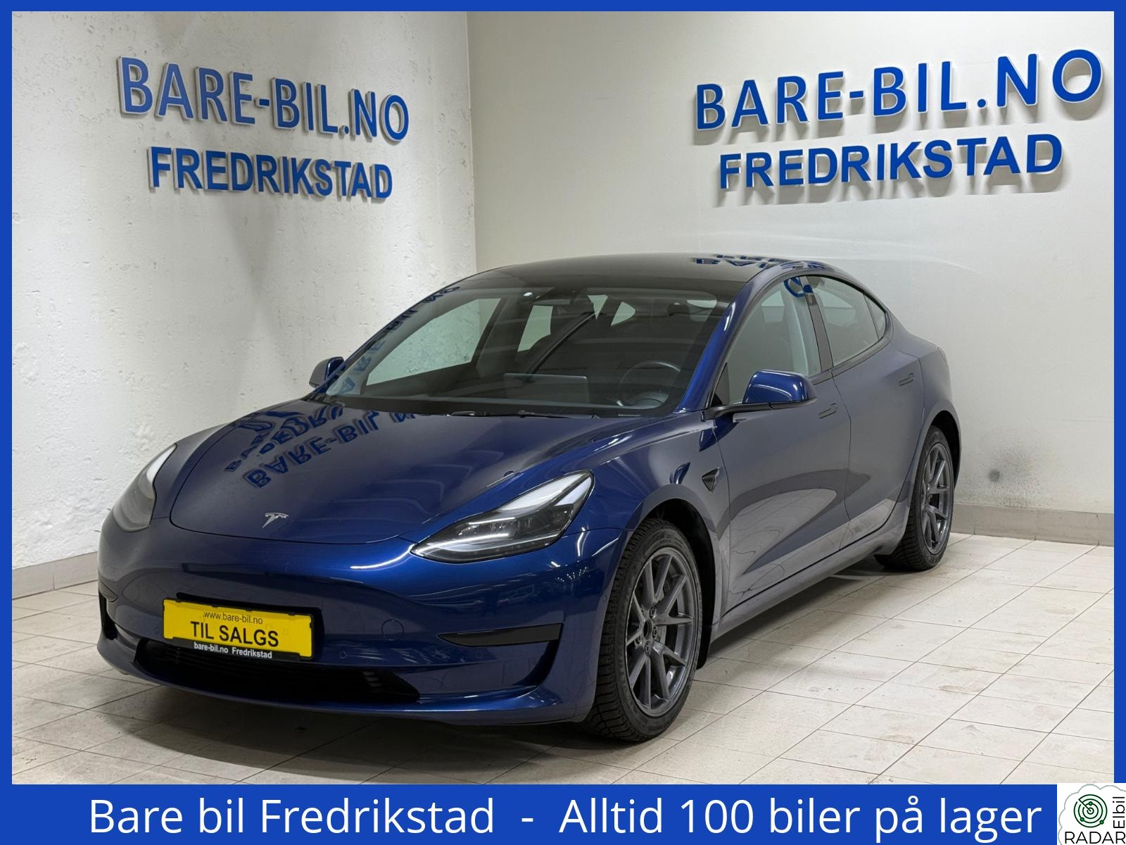 TESLA Model 3 SR Med Aut/Panorama/V,Ratt/Skinn/360/Acc/Pdc/EL Luke++