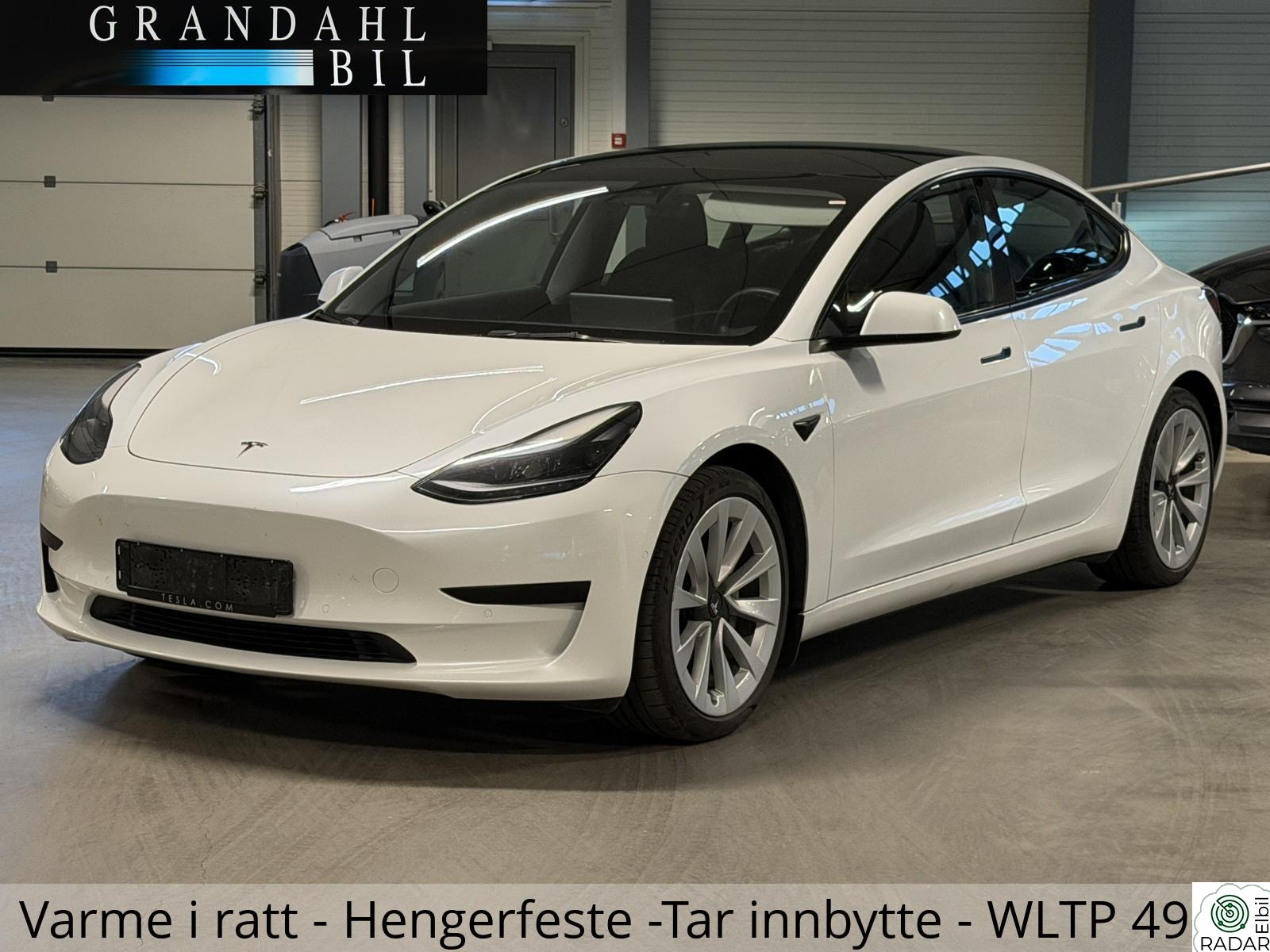 TESLA Model 3 SR + - WLTP 491 KM -AMD RYZEN - Tar innbytte