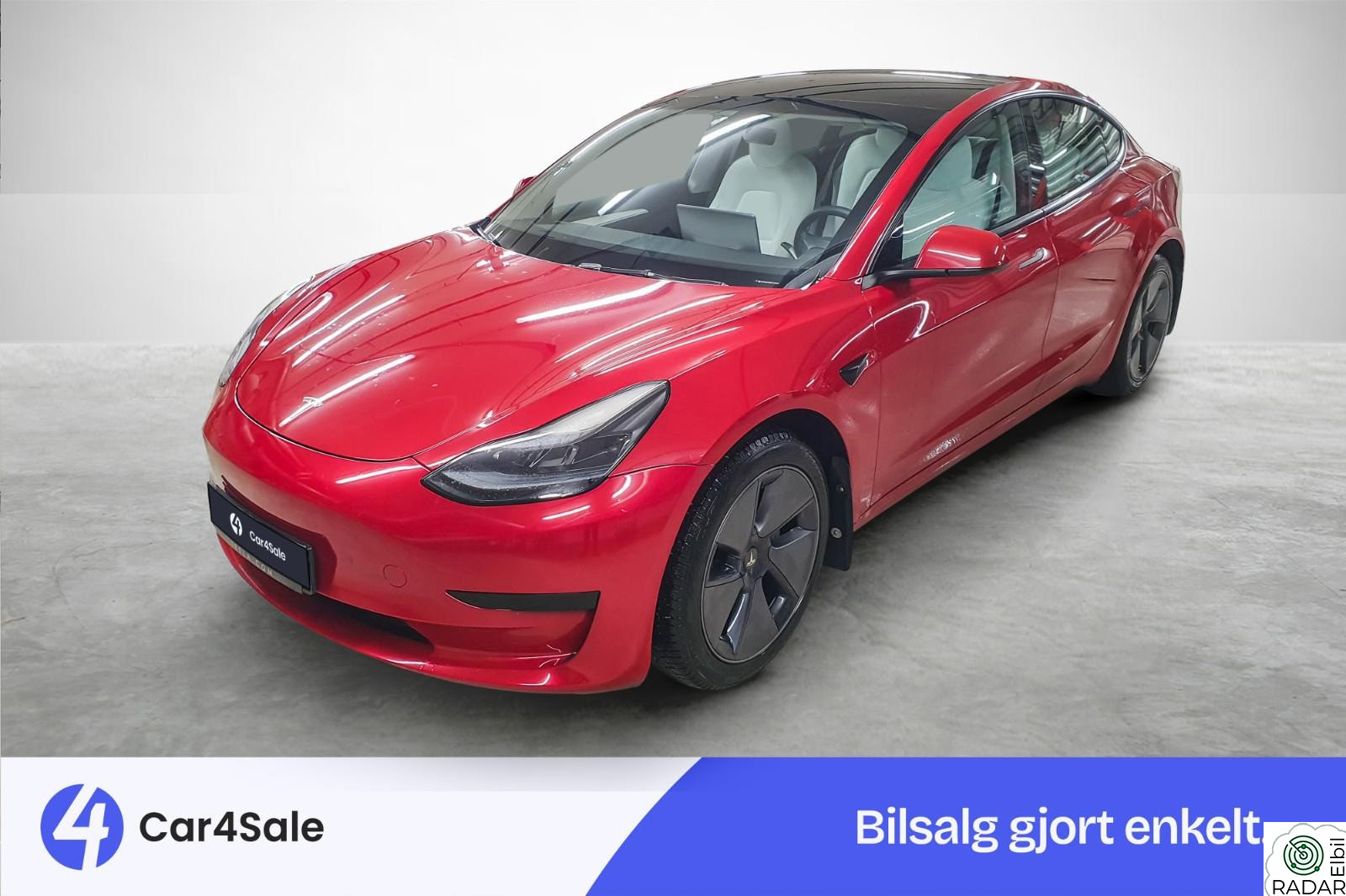 TESLA Model 3 SR / 491km / Autopilot / Varmepumpe / Krok / 1 Eier ++