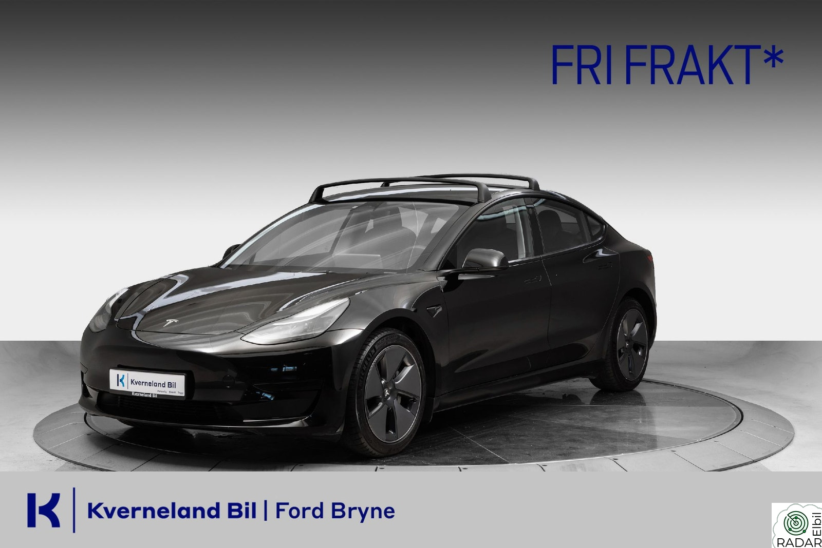 TESLA Model 3 RWD/491KM WLTP/1 eier/Garanti/Panoramatak/Krok