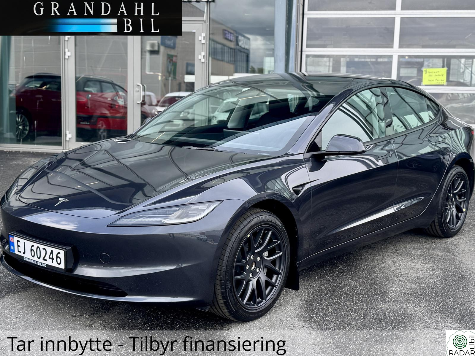 TESLA Model 3 SR Highland I WLTP 513KM I S+V hjul I Ventilerte seter