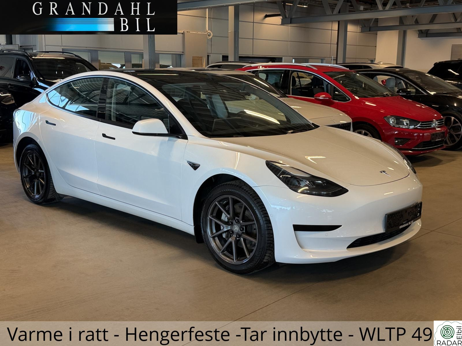TESLA Model 3 SR + - WLTP 491 KM -AMD RYZEN - Tar innbytte