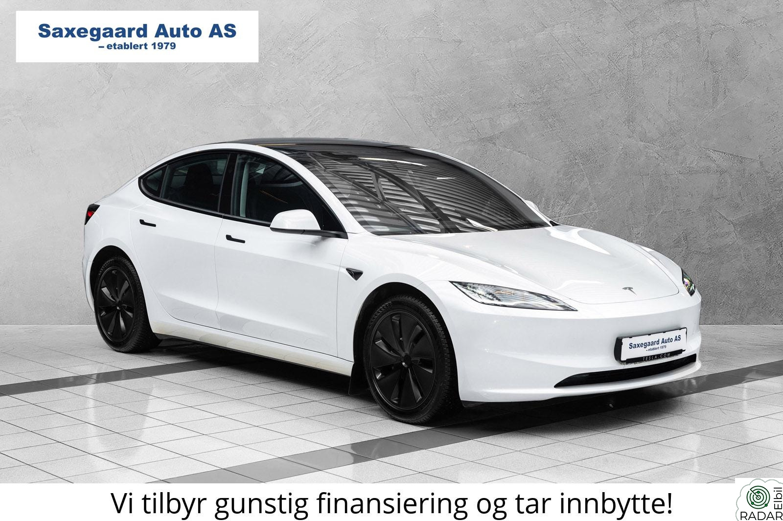 TESLA Model 3 RWD 283hk / SKINN / PANO / FSD4 / KROK / 513km!