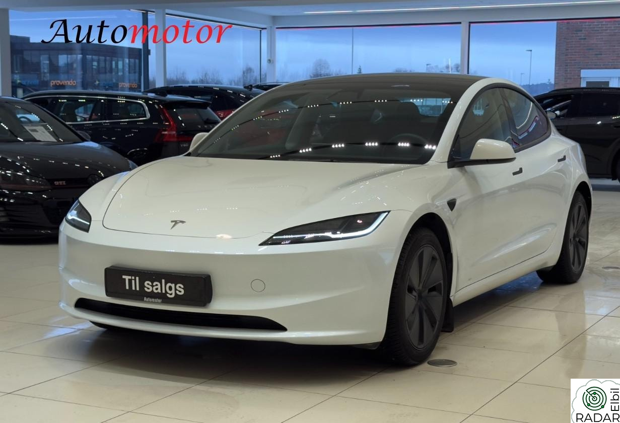 TESLA Model 3 SR 513km 1Eier/EU2028/Autopilot/360/HUD/Pano/Rattvarme