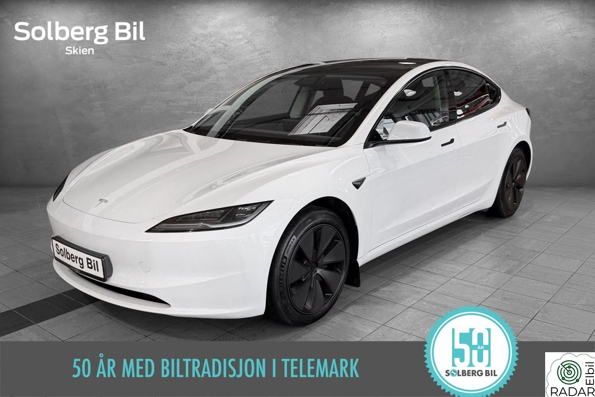 TESLA Model 3 Standard RWD HENGERFESTE/NORSK BIL