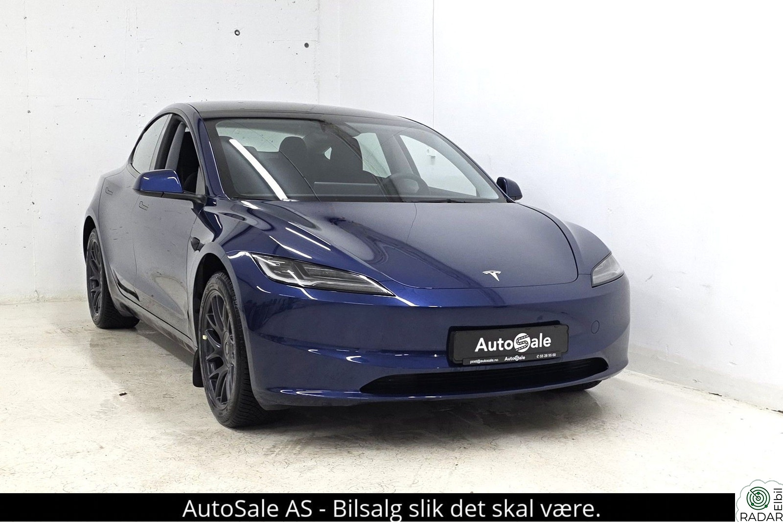 TESLA Model 3 SR+ Highland/Norsk/SvartSkinn/Autopilot/Krok/18+18