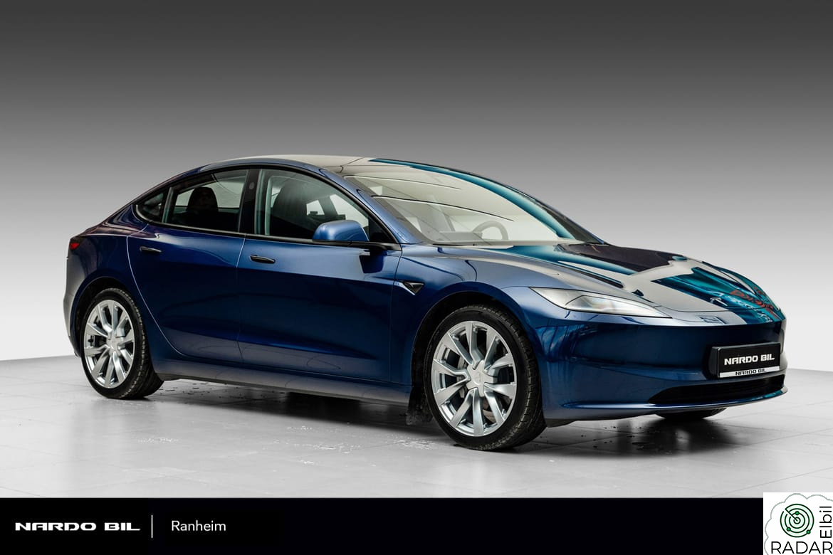 TESLA Model 3 RWD, 513KM WLTP, Hengerfeste Skinn, ACC