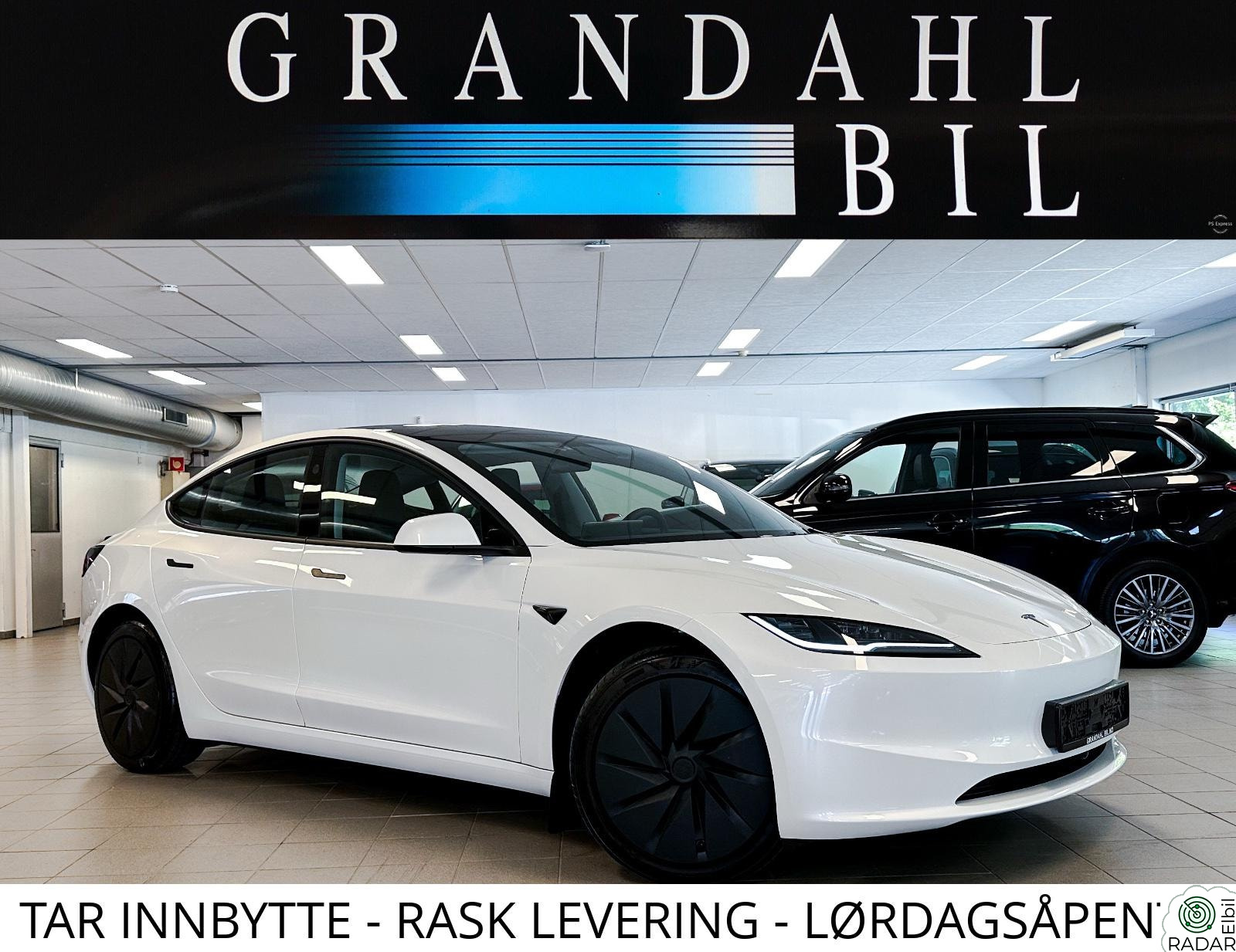 TESLA Model 3 SR WLTP 534KM AUTOPILOT AMD RYZEN - TAR INNBYTTE!