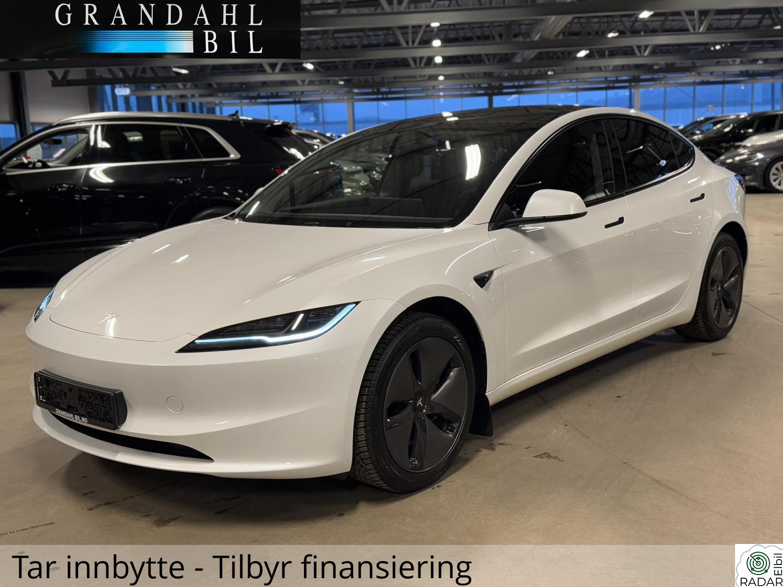 TESLA Model 3 SR Highland I WLTP 513KM I S+V HJUL I INNBYTTE!