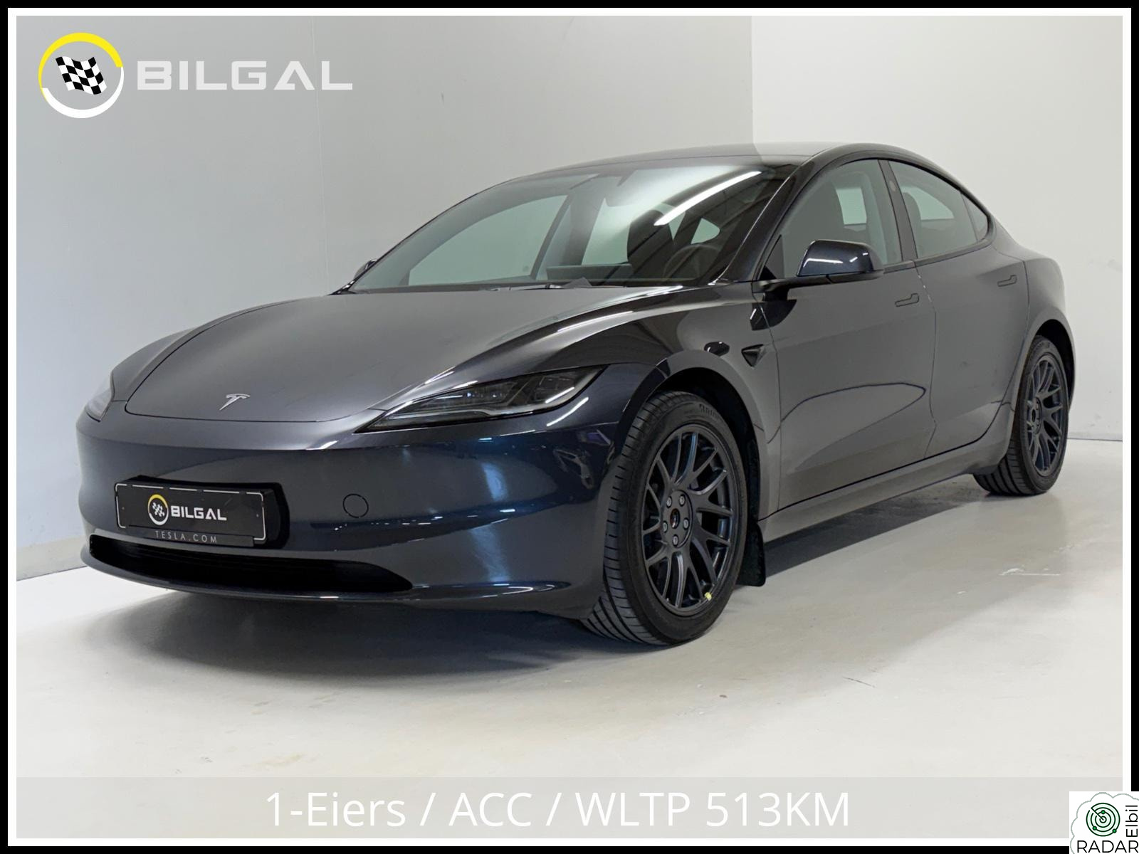 TESLA Model 3 Highland Skinn Panorama VentilerteSeter AutoPilot Kino
