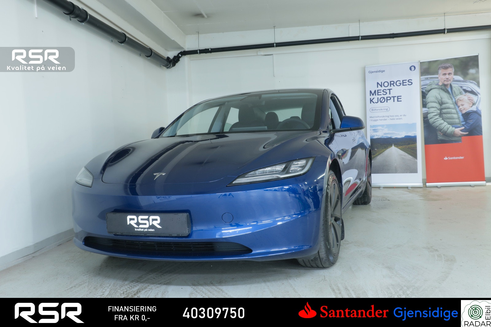 TESLA Model 3 RWD 283hk