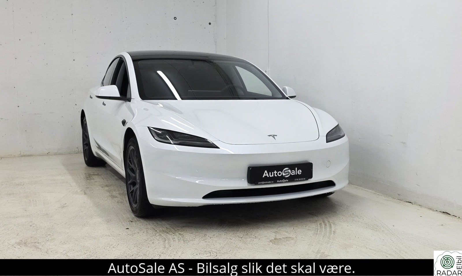 TESLA Model 3 SR+ Highland/Norsk/SvartSkinn/Autopilot/18+18