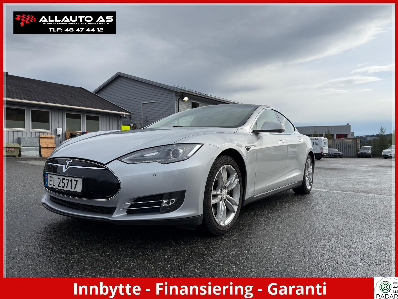 TESLA MOTORS MODEL S 85/367Hk/Skinn/Luft/GRATIS SUPERCHARGE