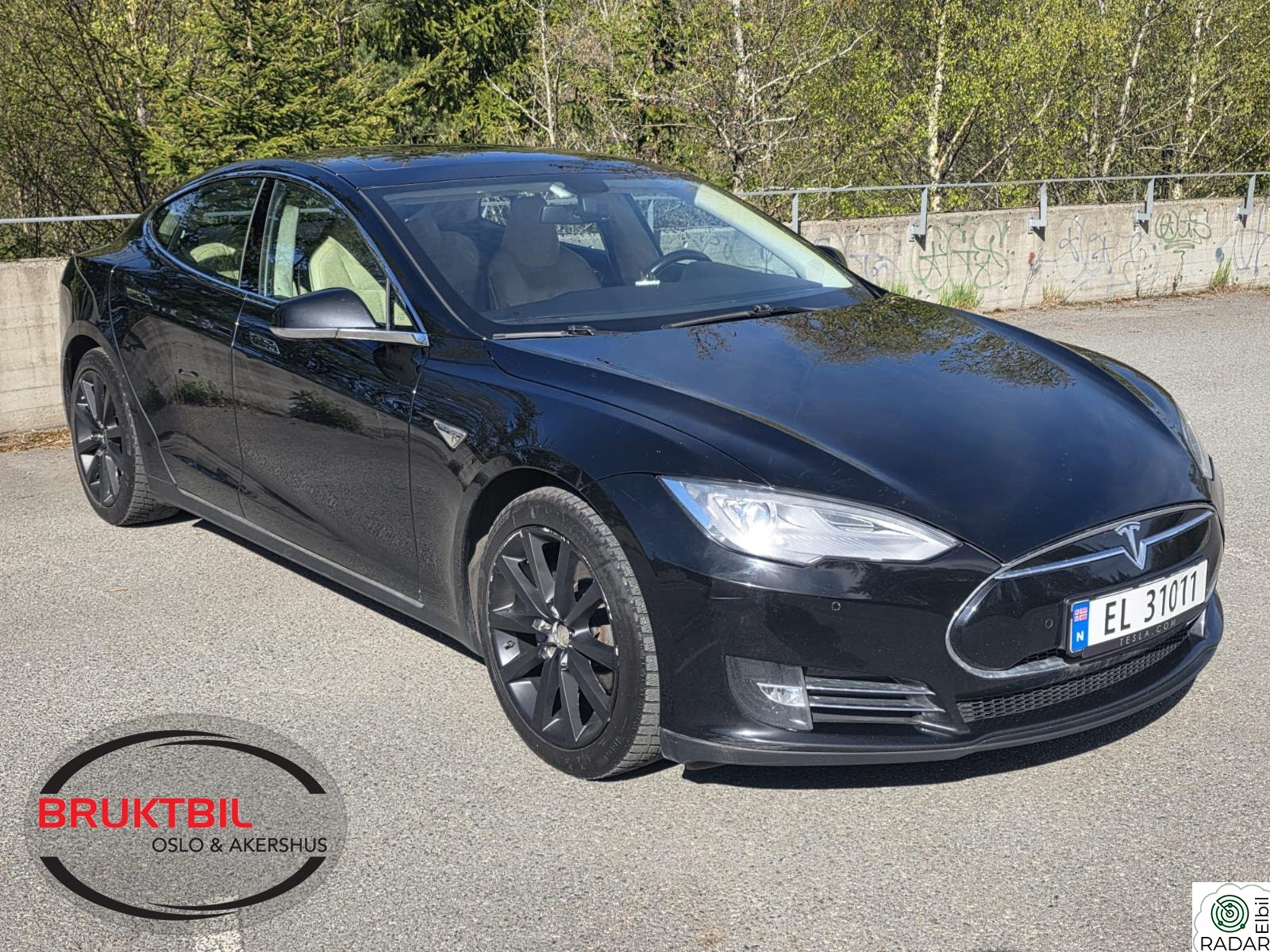 TESLA MOTORS MODEL S P85 Performance/Gratis Supercharging/Premium interiør/