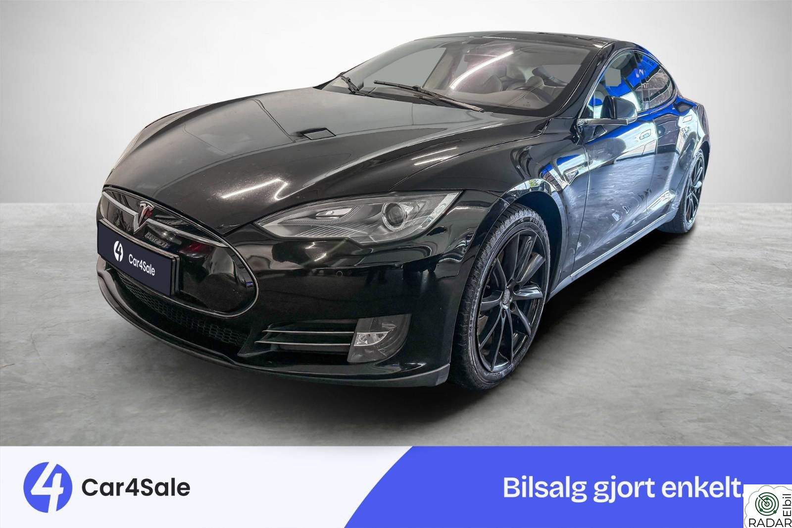 TESLA MOTORS MODEL S P85 /Påkostet/Gratis Lading /Skinn/Cruise/ 5+2-seter