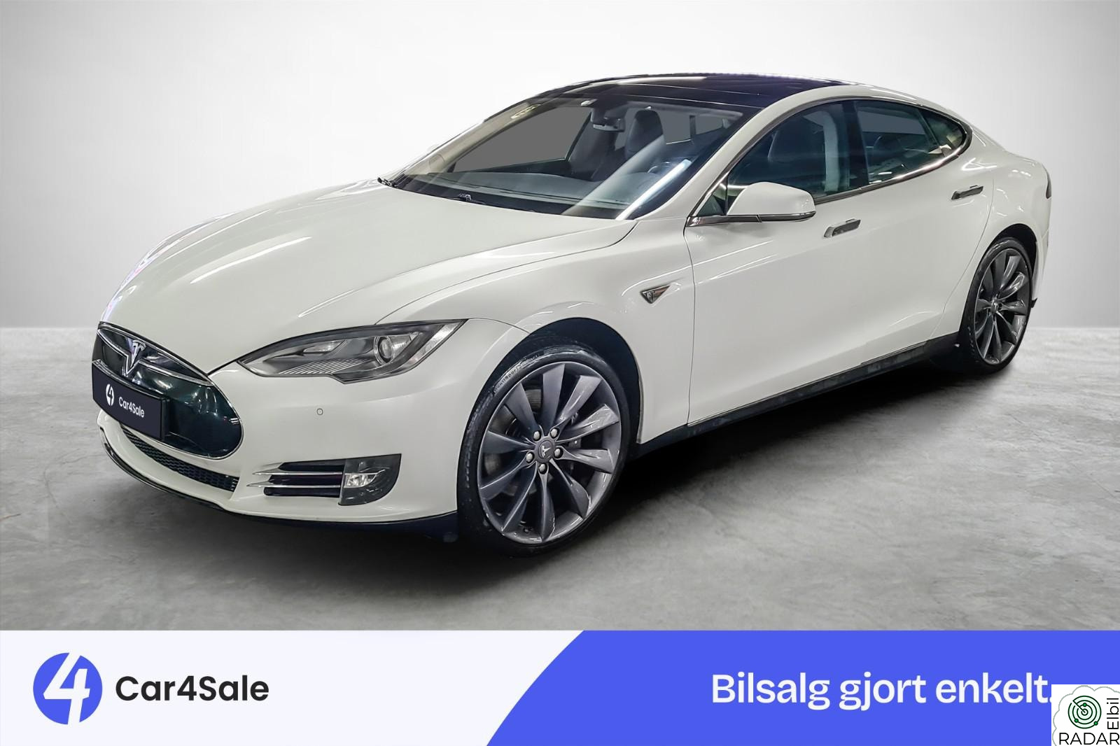 TESLA MOTORS MODEL S P85 / Gratis Lading / 5+2 seter / Skinn / Pano / CCS