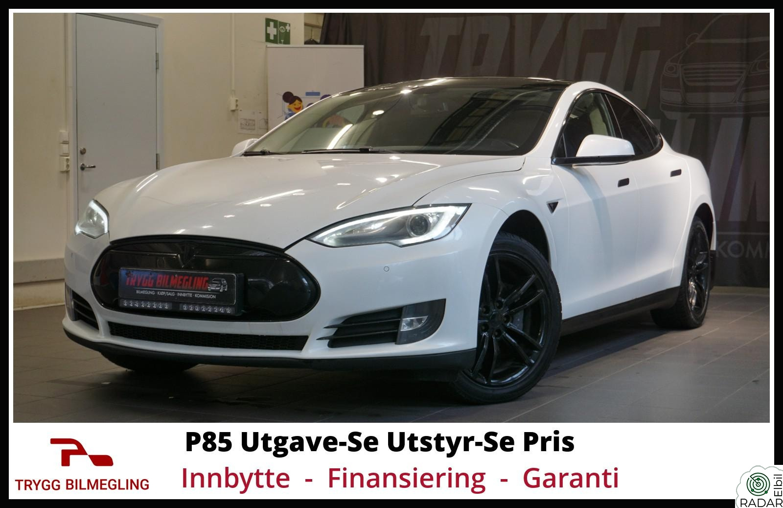 TESLA MOTORS MODEL S P85 PERFORMANCE-CCS ADAPTER INSTALLERT-VINTER PAKKE++++