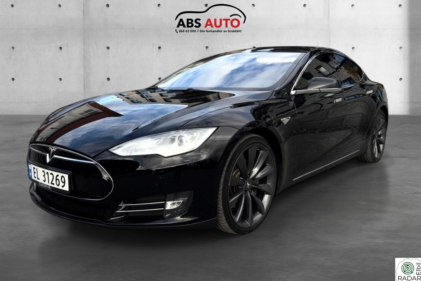 TESLA MOTORS MODEL S P85/Gratis lading/Garanti H.Batteri/Panorama/Skinn/21``